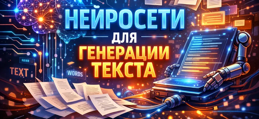 Нейросети для генерации текста